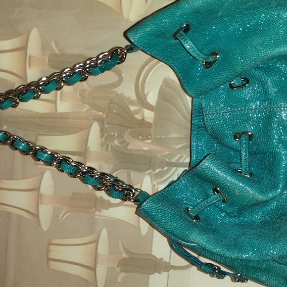 Millennial KATE SPADE teal leather KATE SPADE BAG - Picture 2 of 4